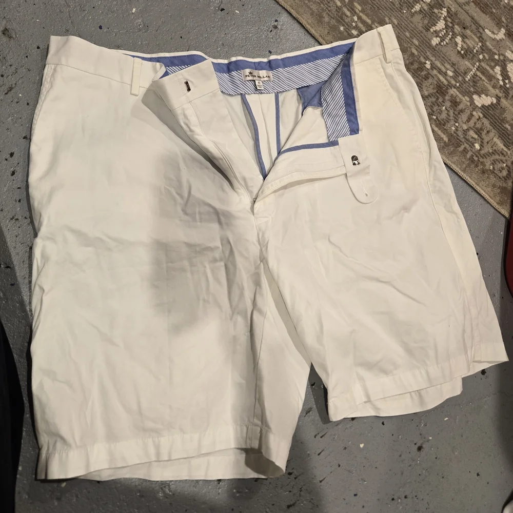 Peter Millar Men's White Shorts - Picture 5 of 5